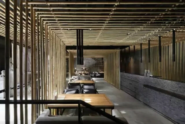 喜茶如何让餐厅设计玩转中国风？几根竹子让你眼前一亮！